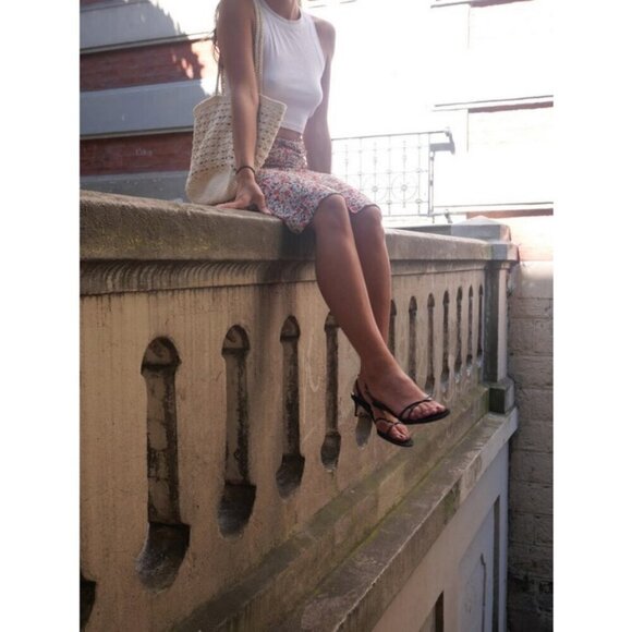 💕ROUJE💕 Constance Skirt ~ Rosier Rouge FR 40 = US 8 - Picture 4 of 14